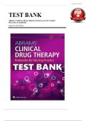 Test Bank - Abrams&rsquo; Clinical Drug Therapy&colon; Rationales for Nursing Practice&comma; 13th Edition &lpar;Frandsen&comma; 2025&rpar;&comma; Chapter 1-61 &vert; All Chapters