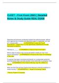 CLEET - Final Exam 2025 &vert; Detailed  Notes & Study Guide REAL EXAM