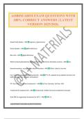 AOBIM&sol;ABIM EXAM QUESTIONS WITH 100&percnt; CORRECT ANSWERS &vert; LATEST VERSION 2025&sol;2026