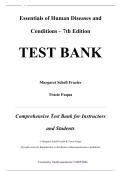 Test Bank &mdash; Essentials of Human Diseases and Conditions&comma; 7th Edition &mdash; Margaret Schell Frazier & Tracie Fuqua