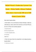 NR565 Week 5&colon; Endocrine System Case  Study &ndash; Helen Smith&comma; Alfonso Giuliani&comma;  John Jones &lpar;Answered&rpar; 100 out of 100  Points &lpar;Latest 2026