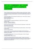 ENT101 COMBINED SET EXAM QUESTIONS WITH CORRECT ANSWERS 