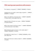 ITEC waxing exam questions with answers