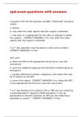 epd exam questions with answers