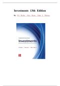 Investments &lpar;13th Edition&rpar; by Zvi Bodie&comma; Alex Kane & Alan J&period; Marcus &vert; Complete Solution Manual with Detailed Answers