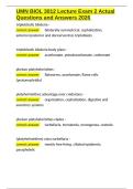 UMN BIOL 3012 Lecture Exam 2 Actual Questions and Answers 2026&period;docx