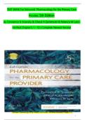 TEST BANK For Edmunds' Pharmacology for the Primary Care Provider&comma; 5th Edition by Constance G Visovsky & Cheryl H Zambroski & Rebecca M Lutz Verified Chapter's 1 - 73 Complete Newest Version&period;pdf