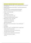 Global Navigation Satellite System &lpar;GNSS&rpar; Questions and Answers Graded A&plus;