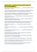 DANTE LEVEL 2 EVALUATION EXAM QUESTIONS AND SOLUTIONS MARKED A&plus;
