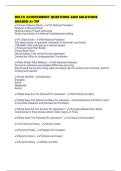 DELTA ACHIEVEMENT QUESTIONS AND SOLUTIONS GRADED A&plus;TIP