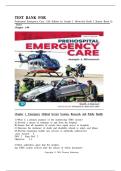 TEST BANK FOR Prehospital Emergency Care 12th edition by Joseph Mistovich &comma; Keith Karren ISBN&colon;978-0137938827 ALL CHAPTERS COVERED YOUR ULTIMATE GUIDE 100&percnt; VERIFIED A&plus; GRADE ASSURED&excl;&excl;&excl;&excl;&excl; NEW LATEST UPDATE&excl;&excl;&excl;&excl;&excl;&excl;