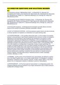 FLS DIRECTOR QUESTIONS AND SOLUTIONS MARKED A&plus;