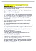 MED CERT EVALUATION EXAMS QUESTIONS AND SOLUTIONS RATED A&plus;