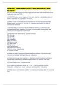 MED CERT EXAM SCRIPT QUESTIONS AND SOLUTIONS RATED A&plus;
