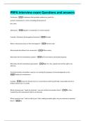 PRPA Interview exam Questions and answers 