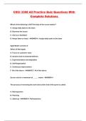 CSCI 3308 All Practice Quiz Questions With Complete Solutions 
