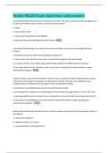 Stroke NCLEX Exam Questions and answers 