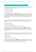 Stroke NCLEX Exam Questions and answers 