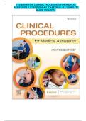 Test Bank for Clinical Procedures for Medical Assistants 11th Edition &lpar;Chapters 1&ndash;23&rpar; &ndash; Complete Guide 2024&ndash;2025