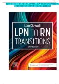 Test Bank for LPN to RN Transitions 6th Edition by Lora Claywell &ndash; Complete Guide 2024&ndash;2025