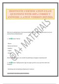 HOOTSUITE CERTIFICATION EXAM QUESTIONS WITH 100&percnt; CORRECT ANSWERS &vert; LATEST VERSION 2025&sol;2026&period;