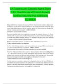 CA Property and Casualty Agent Exam Tutor Questions And Correct Answers &lpar;Verified Answers&rpar; Plus Rationales 2025&sol;2026&period;