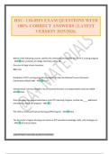 HSC- 110-05IN EXAM QUESTIONS WITH 100&percnt; CORRECT ANSWERS &vert; LATEST VERSION 2025&sol;2026&period;
