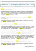 ABA FINAL EXAM Questions with Answers &lpar;100&percnt; Correct  Answers&rpar;