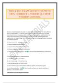 MDCA 1321 EXAM QUESTIONS WITH 100&percnt; CORRECT ANSWERS &vert; LATEST VERSION 2025&sol;2026&period;