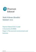 Pearson Edexcel a level Economics B&vert; final mark scheme&vert;2025&vert;9EB0&sol;03&vert;