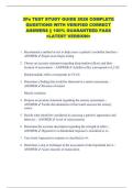3Ps TEST STUDY GUIDE 2026 COMPLETE  QUESTIONS WITH VERIFIED CORRECT  ANSWERS &vert;&vert; 100&percnt; GUARANTEED PASS  <LATEST VERSION> 