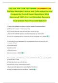 OEC 6th EDITION TESTBANK &lbrack;All Chapters 1-24&rcub;  Verified Multiple Choice and Conceptual Actual  Frequently Tested Exam Questions With  Reviewed 100&percnt; Correct Detailed Answers  Guaranteed Pass&excl;&excl;Current Update&excl;&excl; 