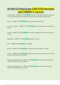 SCOM 123 Final Exam UPDATED Questions  and CORRECT Answers 