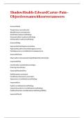 Shadow Health - Edward Carter - Pain &ndash; Objective exam with correct answers