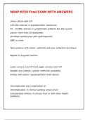 NRNP 6550 Final EXAM WITH ANSWERS