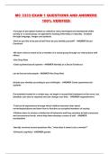 MC 3333 EXAM 1 QUESTIONS AND ANSWERS 100&percnt; VERIFIED 