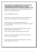 NURS 3444 EXAM 4 COMPREHENSIVE EXAM QUESTIONS  WITH DETAILED VERIFIED AND 100&percnt; ACCURATE  ANSWERS BRAND NEW EXAM ALREADY GRADED A&plus; PASS 