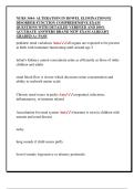 NURS 3444- ALTERATION IN BOWEL ELIMINATION&sol;GI  DISORDER FUNCTION COMPREHENSIVE EXAM  QUESTIONS WITH DETAILED VERIFIED AND 100&percnt;  ACCURATE ANSWERS BRAND NEW EXAM ALREADY  GRADED A&plus; PASS 