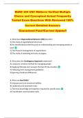 BUAD 304 USC Midterm Verified Multiple  Choice and Conceptual Actual Frequently  Tested Exam Questions With Reviewed 100&percnt;   Correct Detailed Answers  Guaranteed Pass&excl;&excl;Current Update&excl;&excl;