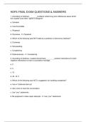 HDFS FINAL EXAM QUESTIONS & ANSWERS
