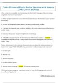 Davies Ultrasound Physics Review Questions with Answers  &lpar;100&percnt; Correct Answers&rpar; 