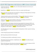 ELO1 WGU Questions with Answers &lpar;100&percnt; Correct Answers