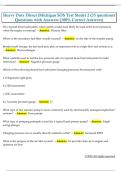 Heavy Duty Diesel &lpar;Michigan SOS Test Study&rpar; 1 Questions  with Answers &lpar;100&percnt; Correct Answers&rpar;
