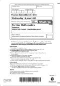 Pearson Edexcel a level Further Mathematics&vert; question paper&vert;2025&vert;9FM0&sol;3a&vert;