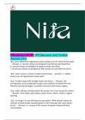 NIFA Practice Test B1 &vert; 100 Verified Questions and Answers &lpar;A&plus;&rpar; &vert; Surgical Nursing & Perioperative Exam Prep
