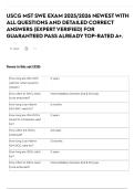 USCG MST SWE EXAM 2025&sol;2026 NEWEST WITH ALL QUESTIONS AND DETAILED CORRECT ANSWERS &lpar;EXPERT VERIFIED&rpar; FOR GUARANTEED PASS ALREADY TOP-RATED A&plus;&period;
