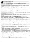 SAFe Agilist 5 Practice Test Exam Questions and Answers 100&percnt; Pass &vert;Already Graded A&plus;&vert; Verified and Updated &vert;Actual 2025&sol;2026 Cheat Sheet
