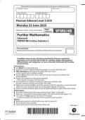 Pearson Edexcel a level Further Mathematics&vert; question paper  &vert;2025&vert;9FM0&sol;4b&vert;