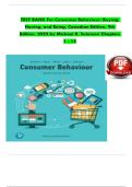 Consumer Behaviour&colon; Buying&comma; Having&comma; and Being &lpar;Ninth Canadian Edition&rpar; &ndash; Complete Test Bank with Answers