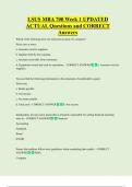 GEA3600 - Final Exam UPDATED ACTUAL  Questions and CORRECT Answers